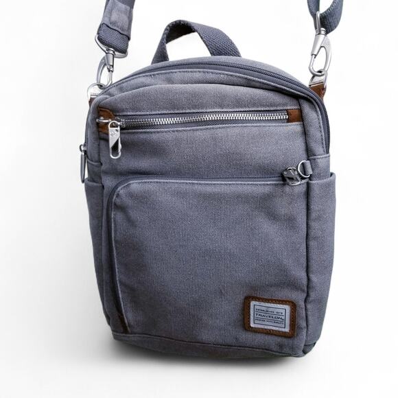 TRAVELON Anti-Theft Heritage Tour Bag w/ 5-Point Anti-Theft Protection Crossbody - Picture 1 of 14
